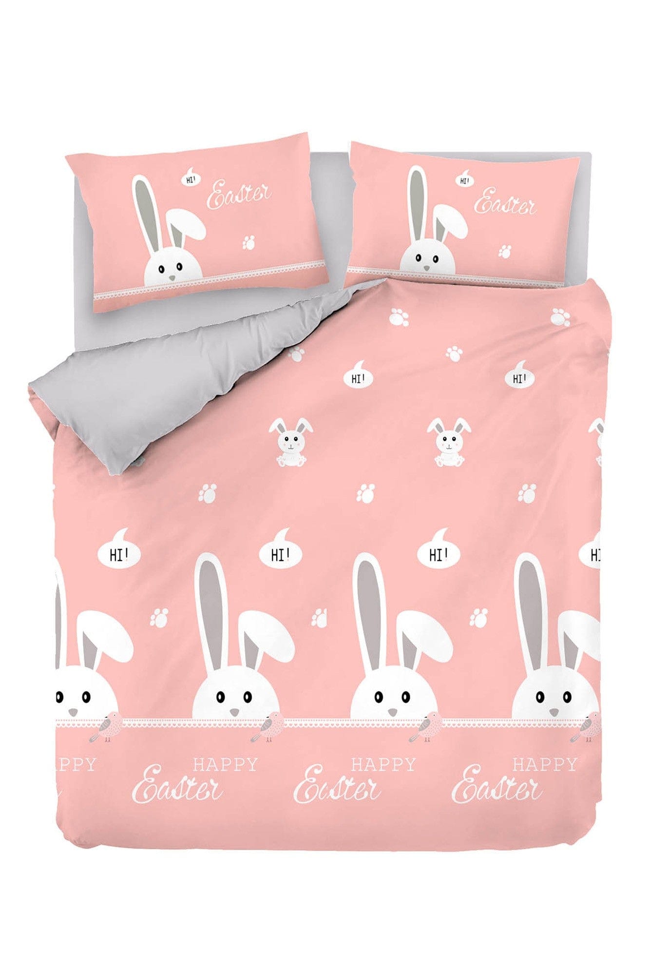Asir Biancheria da letto per bambini cotone, 4 pezzi Rabitto Multicolore, 200 x 220 cm
