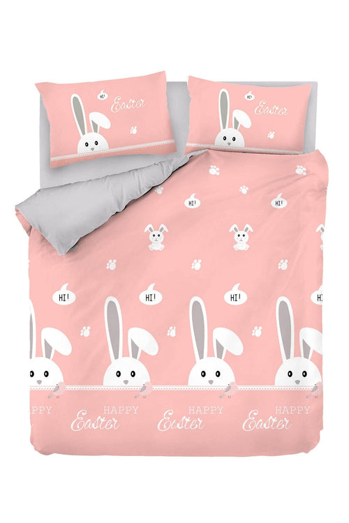 Asir Biancheria da letto per bambini cotone, 4 pezzi Rabitto Multicolore, 200 x 220 cm