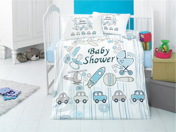 Asir Biancheria da letto per bambini cotone, 4 pezzi Toys Multicolore, 100 x 150 cm