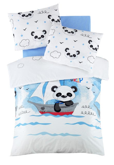 Asir Biancheria da letto per bambini cotone, 4 pezzi Trip Multicolore, 100 x 150 cm