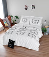 Asir Biancheria da letto per bambini di cotone, 4 pezzi Compari Multicolore, 200 x 220 cm