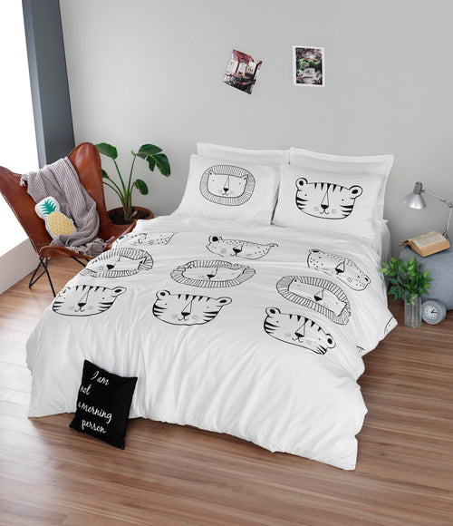 Asir Biancheria da letto per bambini di cotone, 4 pezzi Compari Multicolore, 200 x 220 cm