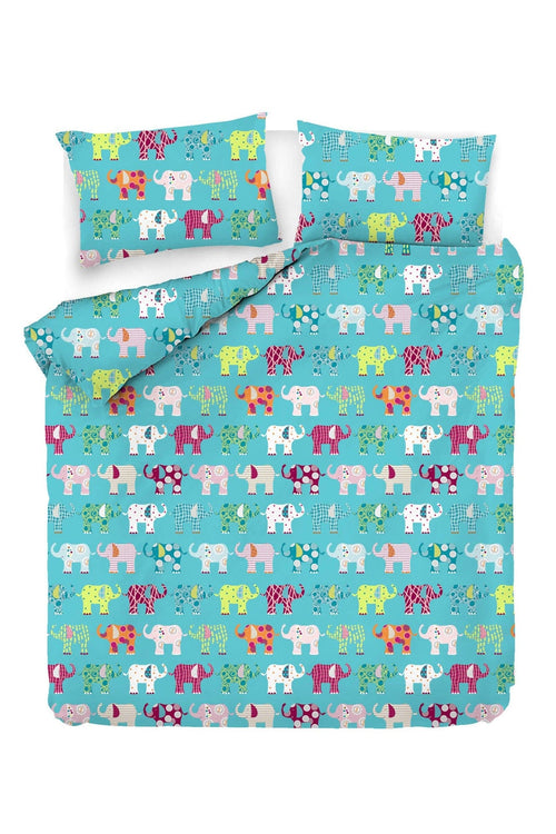 Asir Biancheria da letto per bambini di cotone, 4 pezzi Filika Multicolore, 200 x 220 cm
