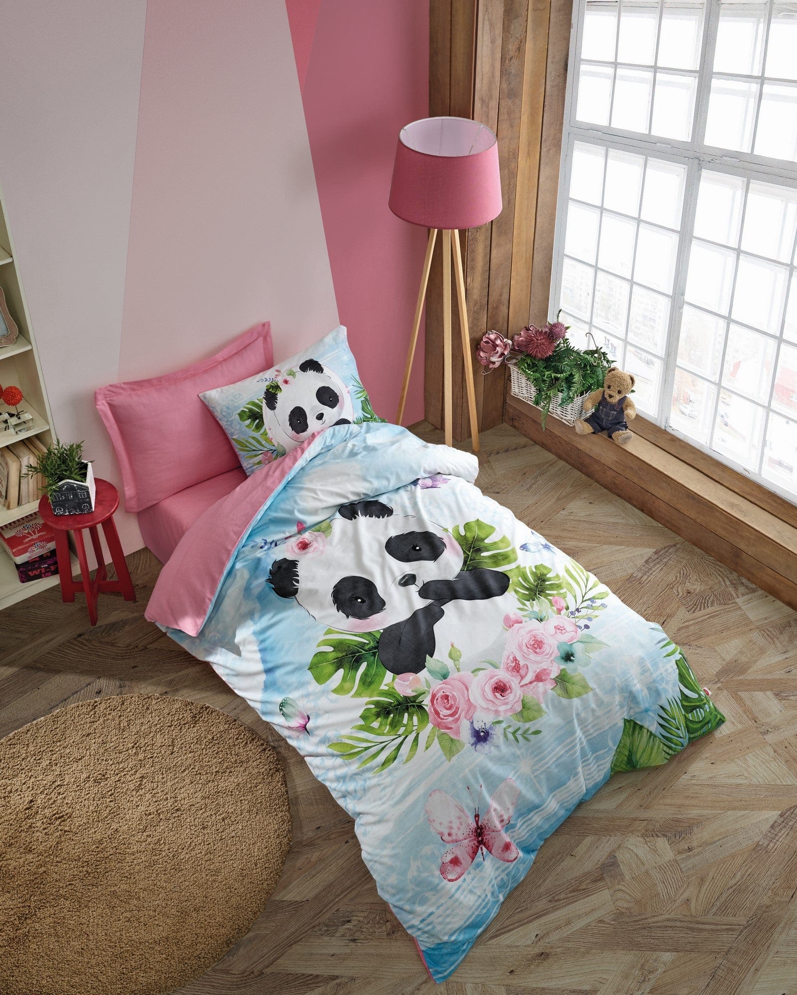 Asir Biancheria da letto per bambini di cotone, 4 pezzi Jodi Multicolore, 160 x 220 cm