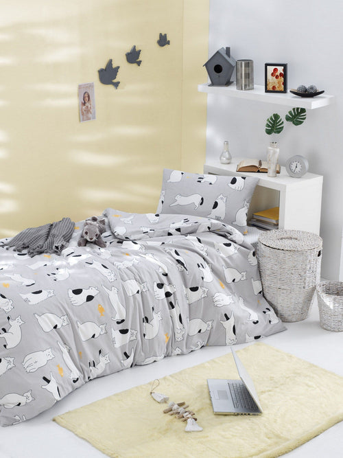 Asir Biancheria da letto per bambini di cotone, 4 pezzi Liana Multicolore, 160 x 220 cm