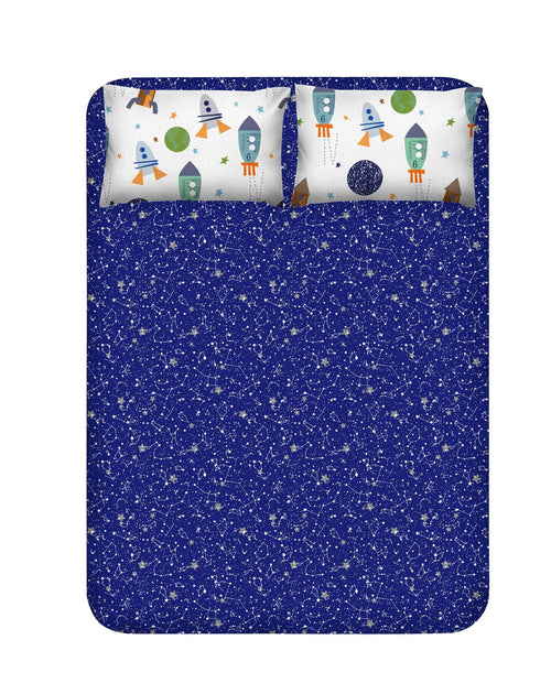 Asir Biancheria da letto per bambini di cotone, 4 pezzi Spacex Multicolore, 240 x 260 cm