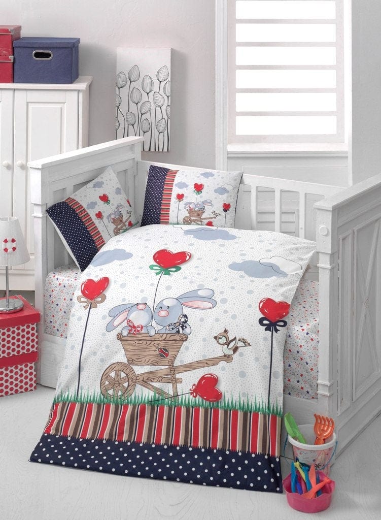 Asir Biancheria da letto per bambini Ranforce di cotone, 4 pezzi Dream Multicolore, 100 x 150 cm