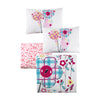 Asir Biancheria da letto per bambini Ranforce di cotone, 4 pezzi Flower Multicolore, 100 x 150 cm