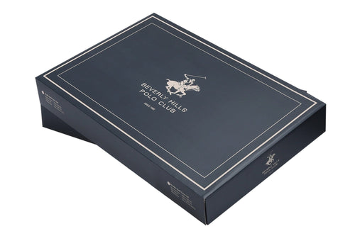 Asir Biancheria Da Letto Ranforce di cotone Beverly Hills Polo Club BHPC 001 Blu, 200 x 220 cm