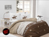 Biancheria Da Letto Ranforce di cotone Beverly Hills Polo Club BHPC 004 Marrone, 160 x 220 cm (1)
