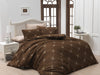 Asir Biancheria Da Letto Ranforce di cotone Beverly Hills Polo Club BHPC 006 Marrone, 200 x 220 cm