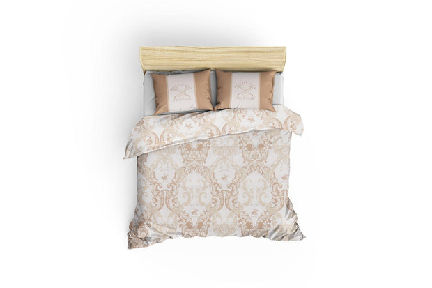 Asir Biancheria Da Letto Ranforce di cotone Beverly Hills Polo Club BHPC 024 Crema, 200 x 220 cm