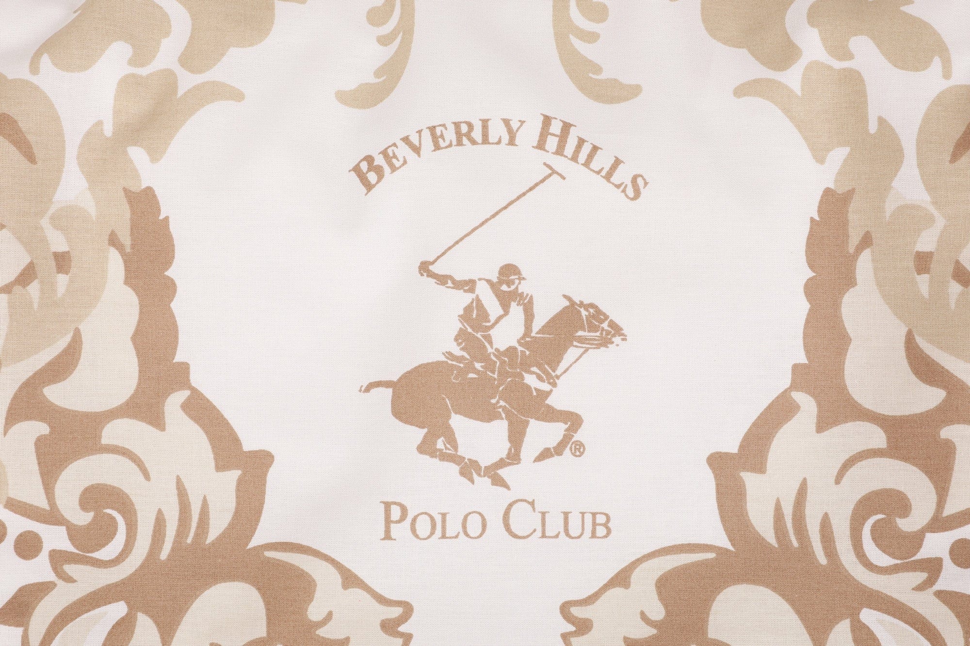 Asir Biancheria Da Letto Ranforce di cotone Beverly Hills Polo Club BHPC 024 Crema, 200 x 220 cm