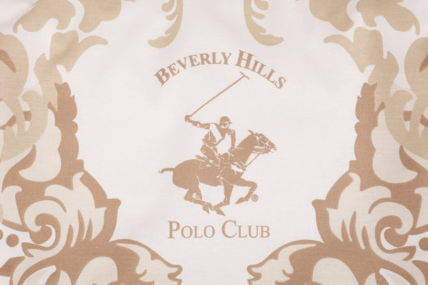 Asir Biancheria Da Letto Ranforce di cotone Beverly Hills Polo Club BHPC 024 Crema, 200 x 220 cm