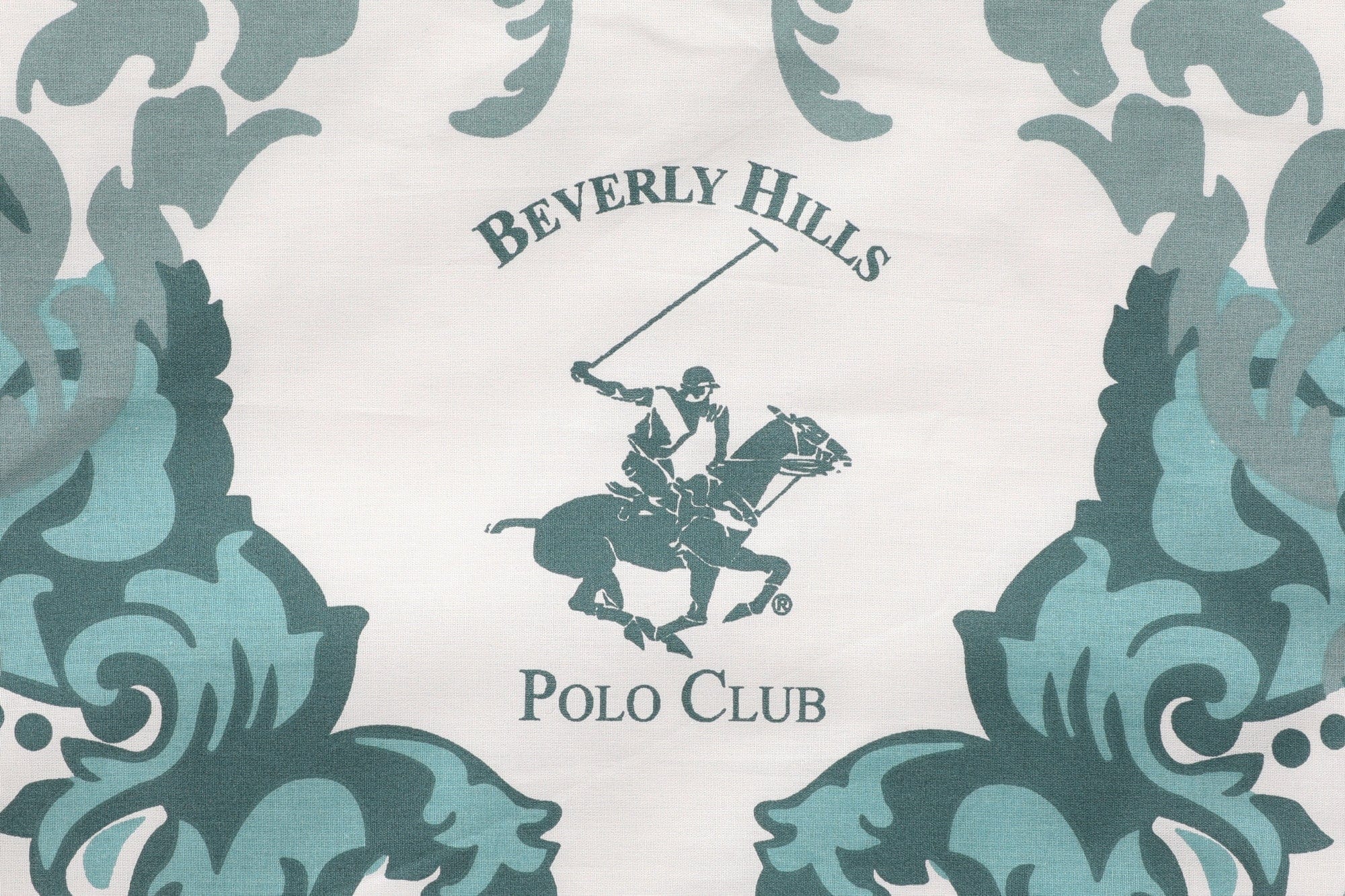 Asir Biancheria Da Letto Ranforce di cotone Beverly Hills Polo Club BHPC 024 Verde, 200 x 220 cm