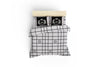 Asir Biancheria Da Letto Ranforce di cotone Beverly Hills Polo Club BHPC 028 Bianco e Nero, 200 x 220 cm
