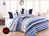 Asir Biancheria Da Letto Ranforce di cotone Beverly Hills Polo Club BHPC 029 Blu, 200 x 220 cm