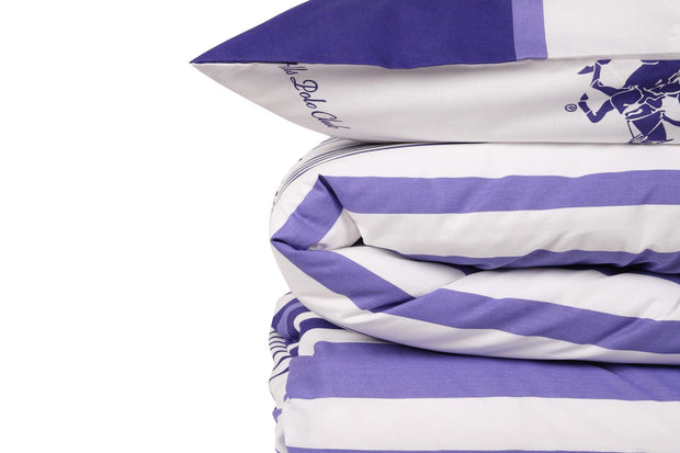 Asir Biancheria Da Letto Ranforce di cotone Beverly Hills Polo Club BHPC 029 Lilla, 200 x 220 cm