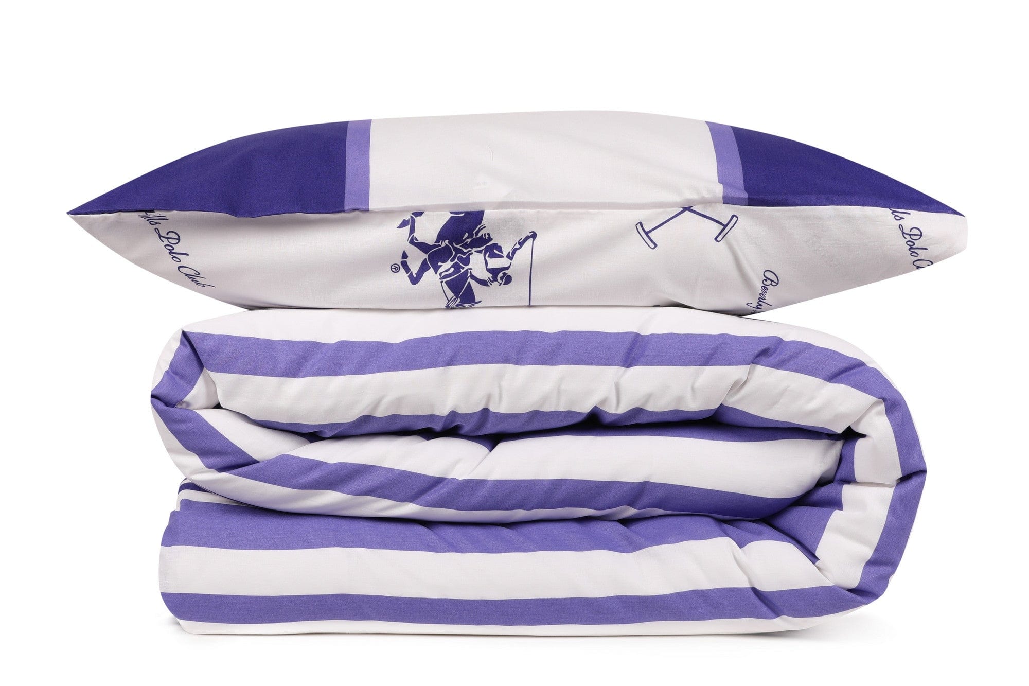Asir Biancheria Da Letto Ranforce di cotone Beverly Hills Polo Club BHPC 029 Lilla, 200 x 220 cm