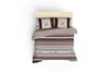 Asir Biancheria Da Letto Ranforce di cotone Beverly Hills Polo Club BHPC 029 Marrone, 200 x 220 cm