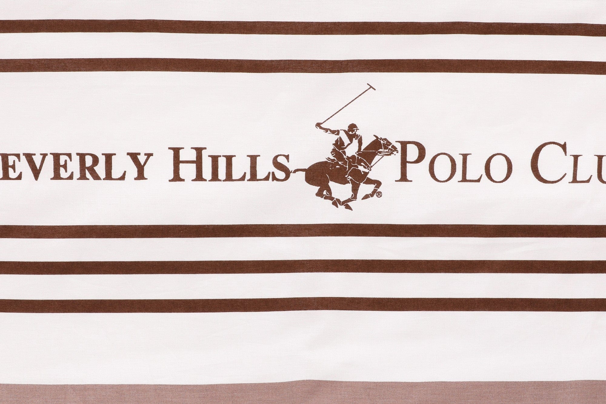 Asir Biancheria Da Letto Ranforce di cotone Beverly Hills Polo Club BHPC 029 Marrone, 200 x 220 cm