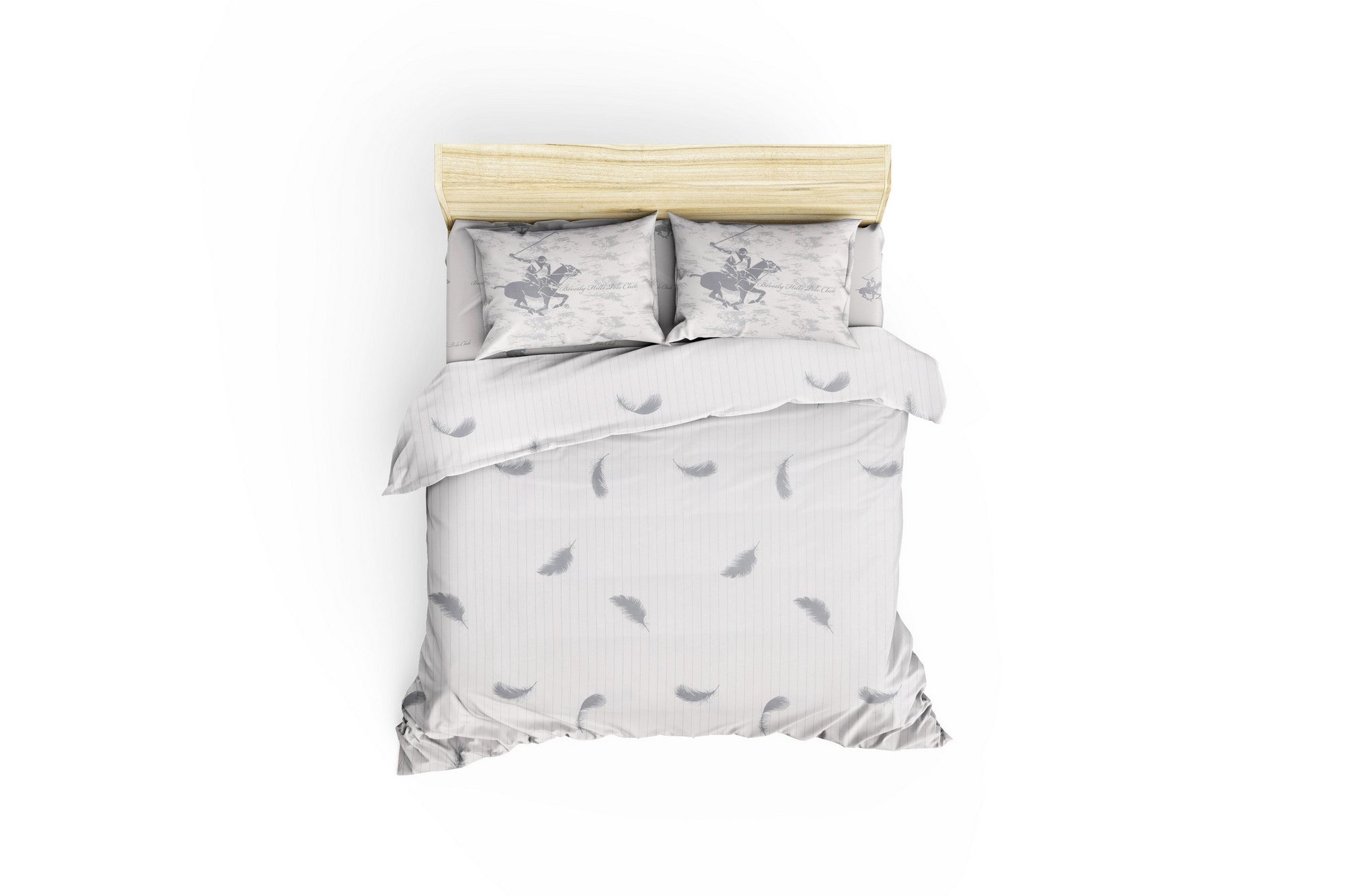 Asir Biancheria Da Letto Ranforce di cotone Beverly Hills Polo Club BHPC 034 Bianco, 200 x 220 cm