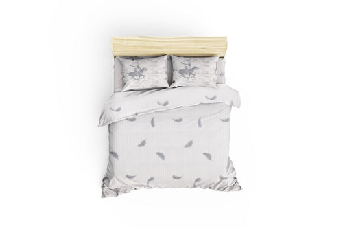 Asir Biancheria Da Letto Ranforce di cotone Beverly Hills Polo Club BHPC 034 Bianco, 200 x 220 cm