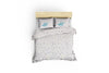 Asir Biancheria Da Letto Ranforce di cotone Beverly Hills Polo Club BHPC 037 Bianco, 200 x 220 cm