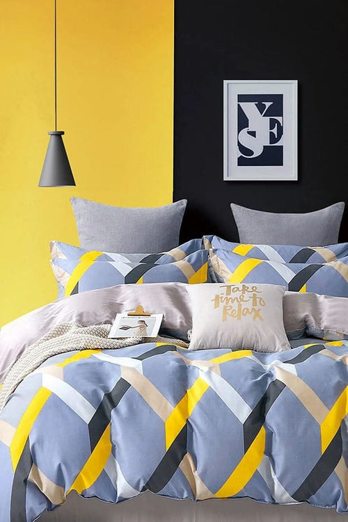 Hillkar Global Biancheria Da Letto Ranforce di cotone Diagonal Multicolore, 200 x 220 cm
