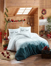 Asir Biancheria Da Letto Ranforce di cotone Eyelash Bianco, 200 x 220 cm