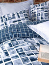 Asir Biancheria Da Letto Ranforce di cotone Palo Blu, 200 x 220 cm