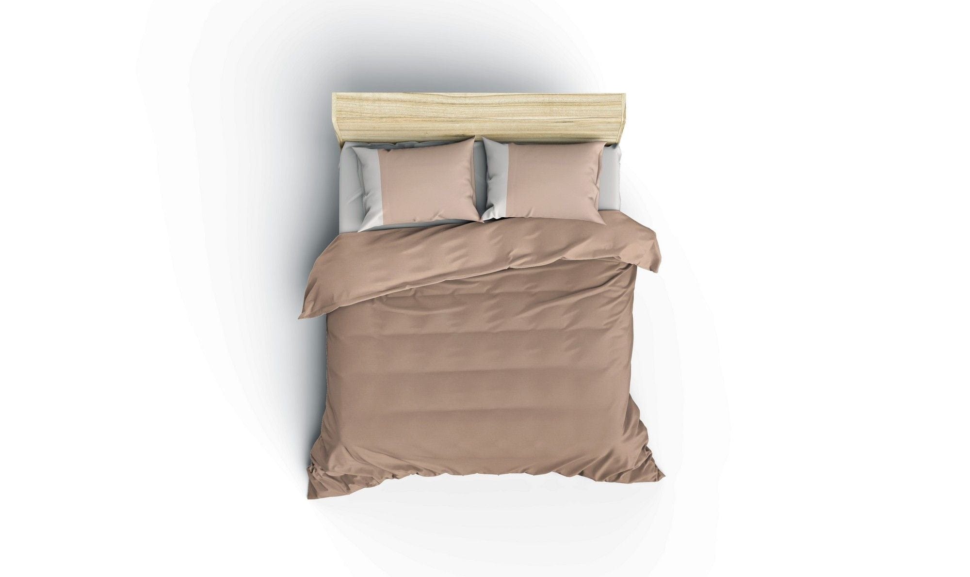 Asir Biancheria Da Letto Ranforce di cotone Plain 695 Beige, 200 x 220 cm