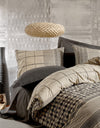 Biancheria Da Letto Ranforce di cotone Rina Antracite, 200 x 220 cm (1)