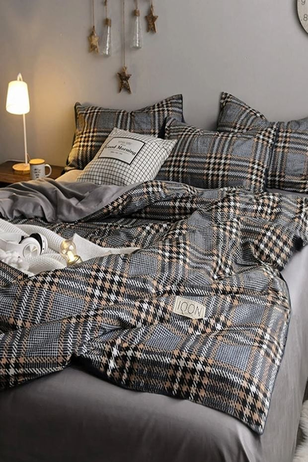 Hillkar Global Biancheria Da Letto Ranforce di cotone Scandinavian Multicolore, 160 x 220 cm