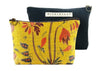 Borsa per cosmetici Gypsy Ochre Yellow / Navy Blue, l23xL4xH15,5 cm