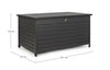 Bizzotto Box portaoggetti da giardino Atlantic Antracite