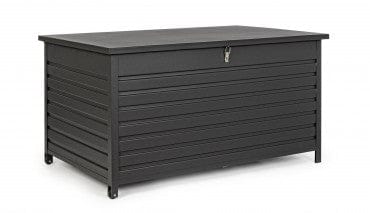 Bizzotto Box portaoggetti da giardino Atlantic Antracite