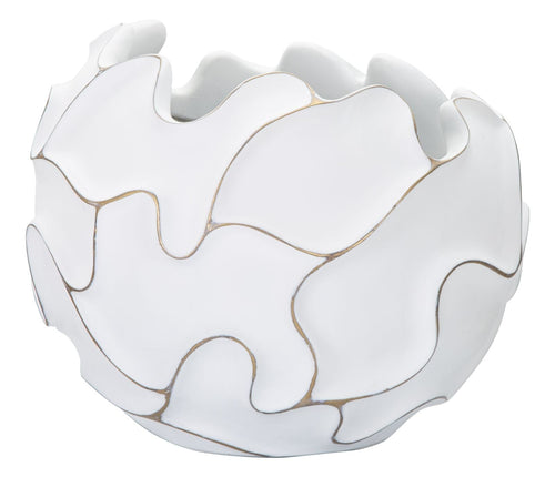 Mauro Ferretti Cachepot Resina Lines cm Ø 44x37