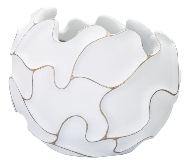 Mauro Ferretti Cachepot Resina Lines cm Ø 44x37