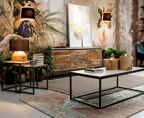 Bizzotto Candela decorative Akabe Grande Naturale