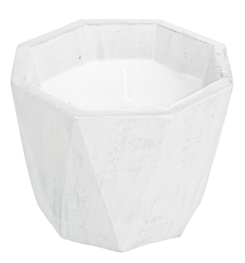 Bizzotto Candela decorative Ava Hexagonal Bianco