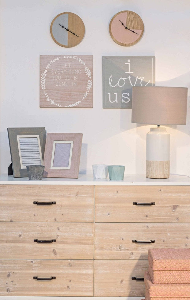 Bizzotto Candela decorative Ava Hexagonal Grigio