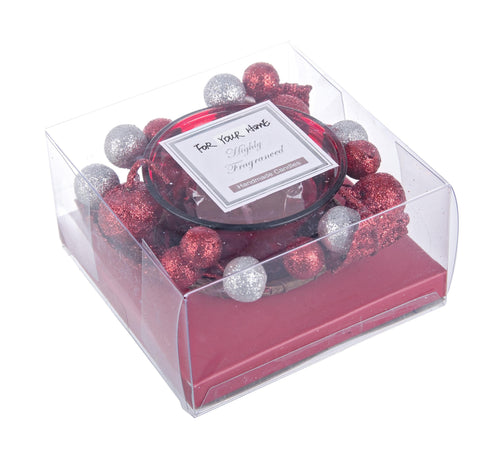 Bizzotto Candela decorative Jill Rosso