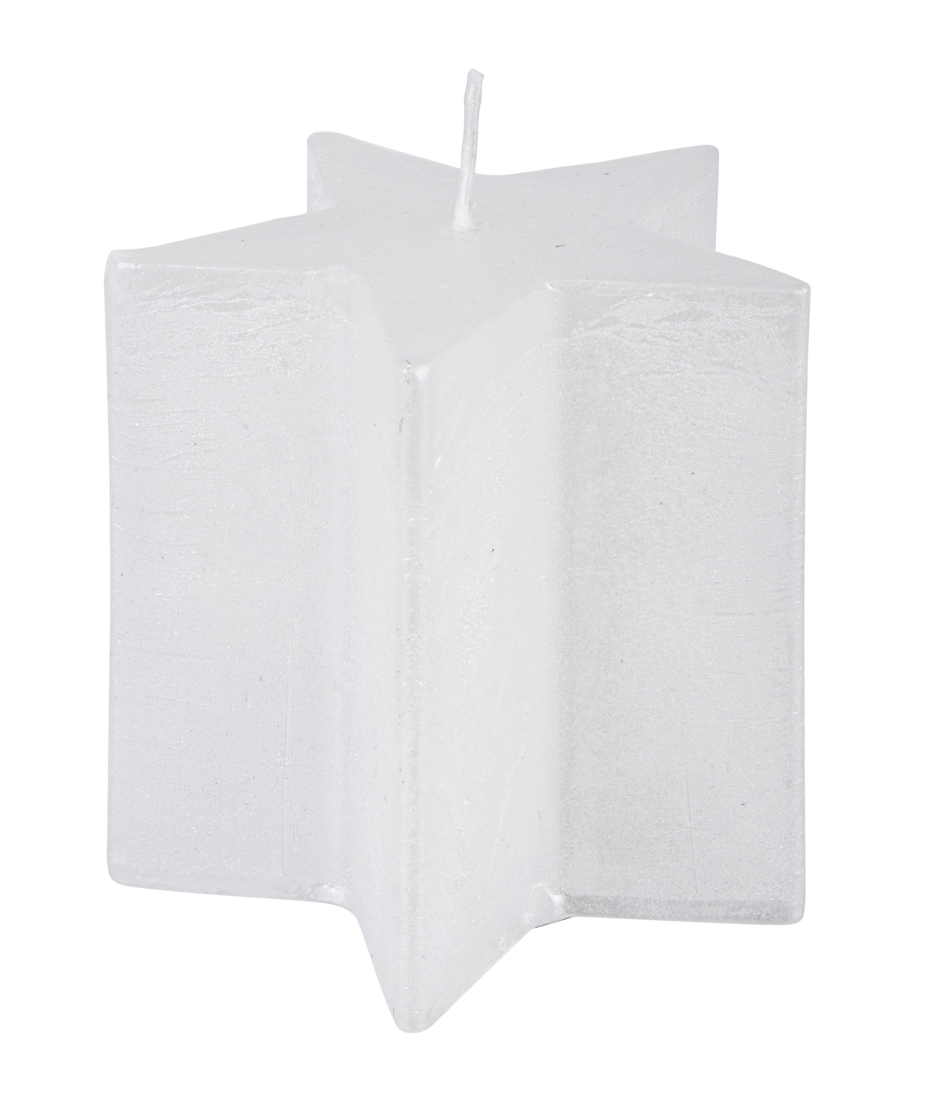 Bizzotto Candela decorative Niva Star Bianco