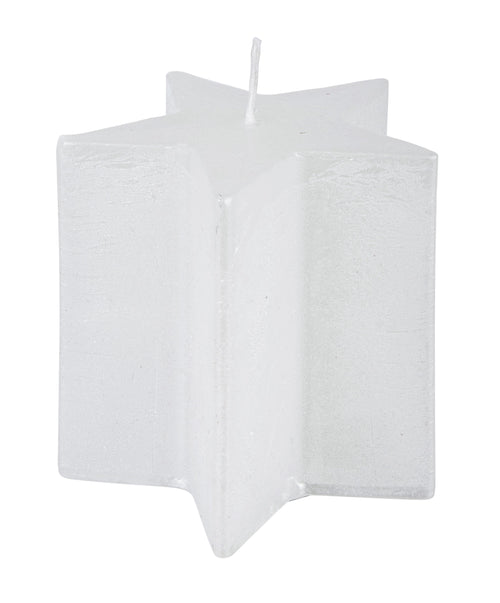 Bizzotto Candela decorative Niva Star Bianco