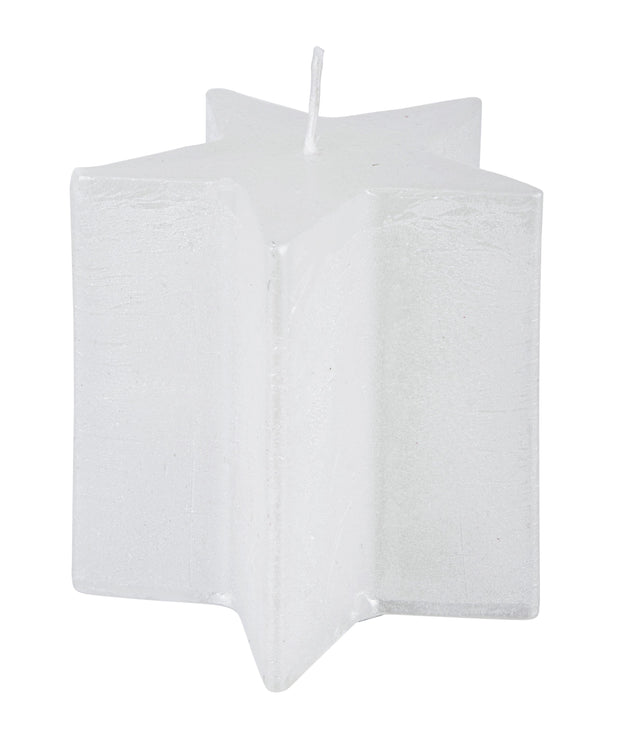 Bizzotto Candela decorative Niva Star Bianco