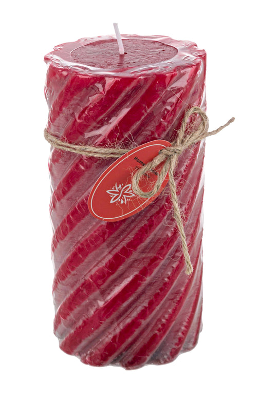 Bizzotto Candela profumata Rustica Twist Alto Rosso