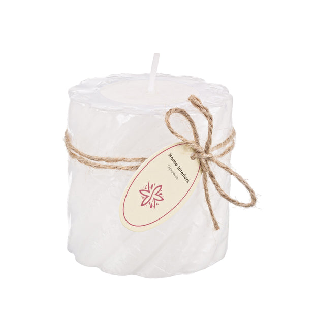 Bizzotto Candela profumata Rustica Twist Bianco