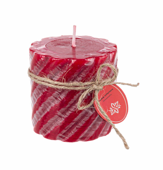 Bizzotto Candela profumata Rustica Twist Rosso