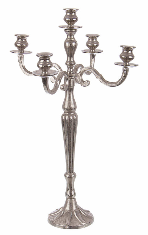 Bizzotto Candeliere 5 braccia Laryn L Argento